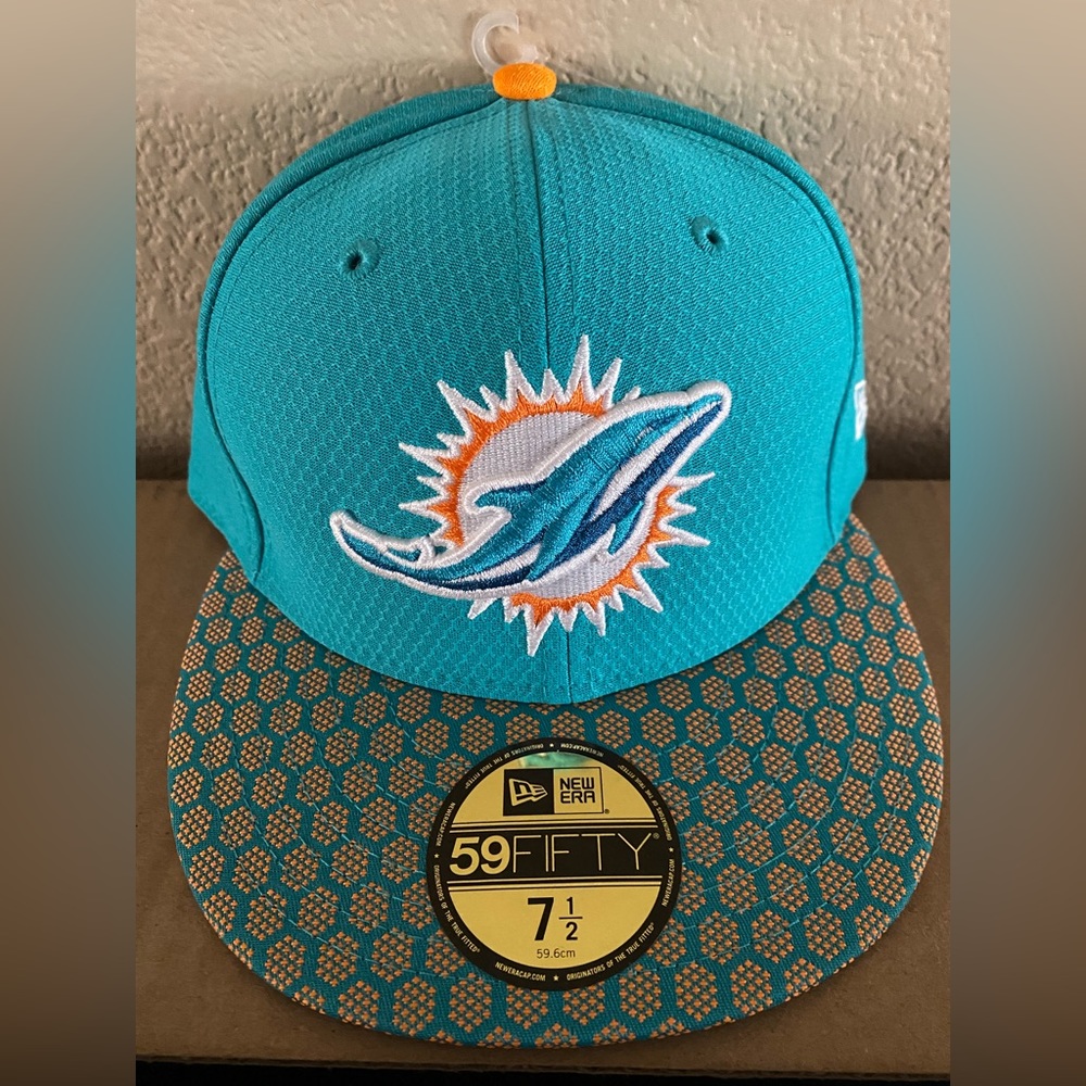 Miami Dolphins 59Fifty 2017 OnField Cap NFL Hat